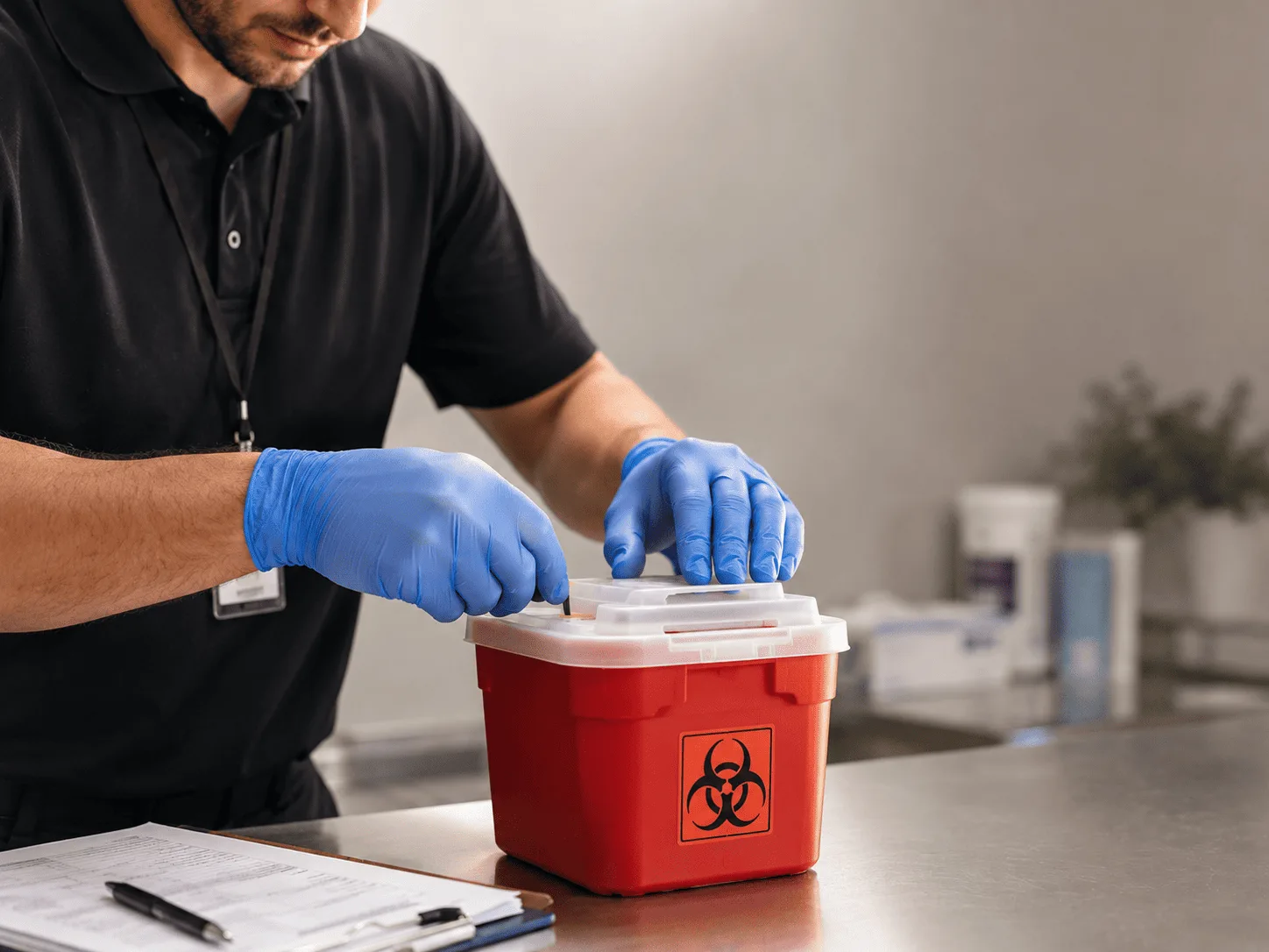 Why choose Sharps Waste Disposal in Hitchita, OK
